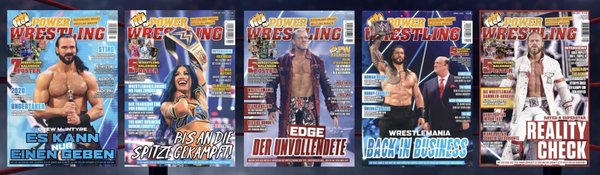 Power-Wrestling 2021 - Januar bis Mai - die ersten fünf Ausgaben des Jahres